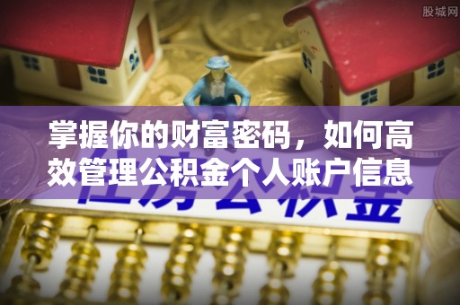 庐江掌握你的财富密码，如何高效管理公积金个人账户信息